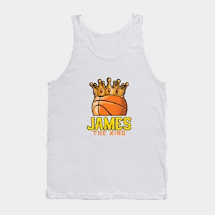 James The King Basketball Custom Player Your Name Tank Top